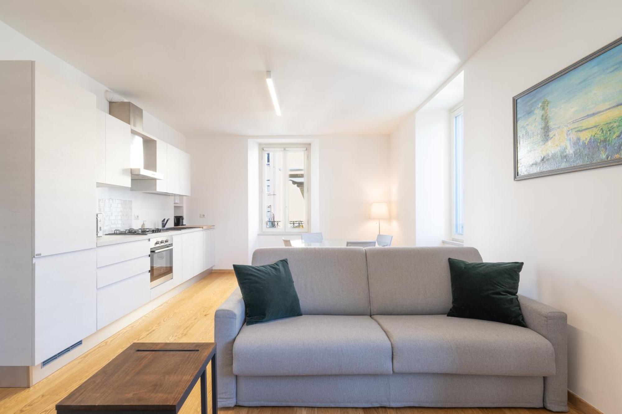 Historical Center - Free Parking And Private Terrace Apartment Como Bagian luar foto